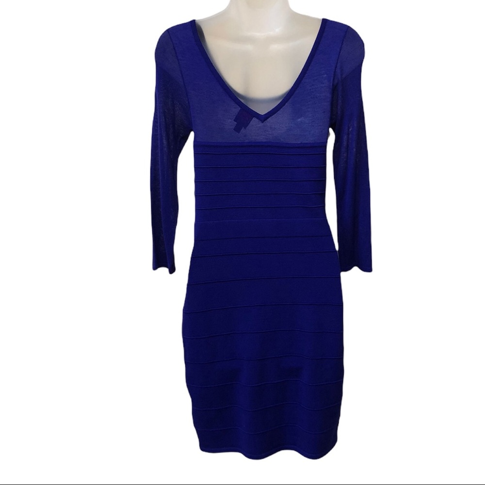 2B Bebe Royal Blue Dress